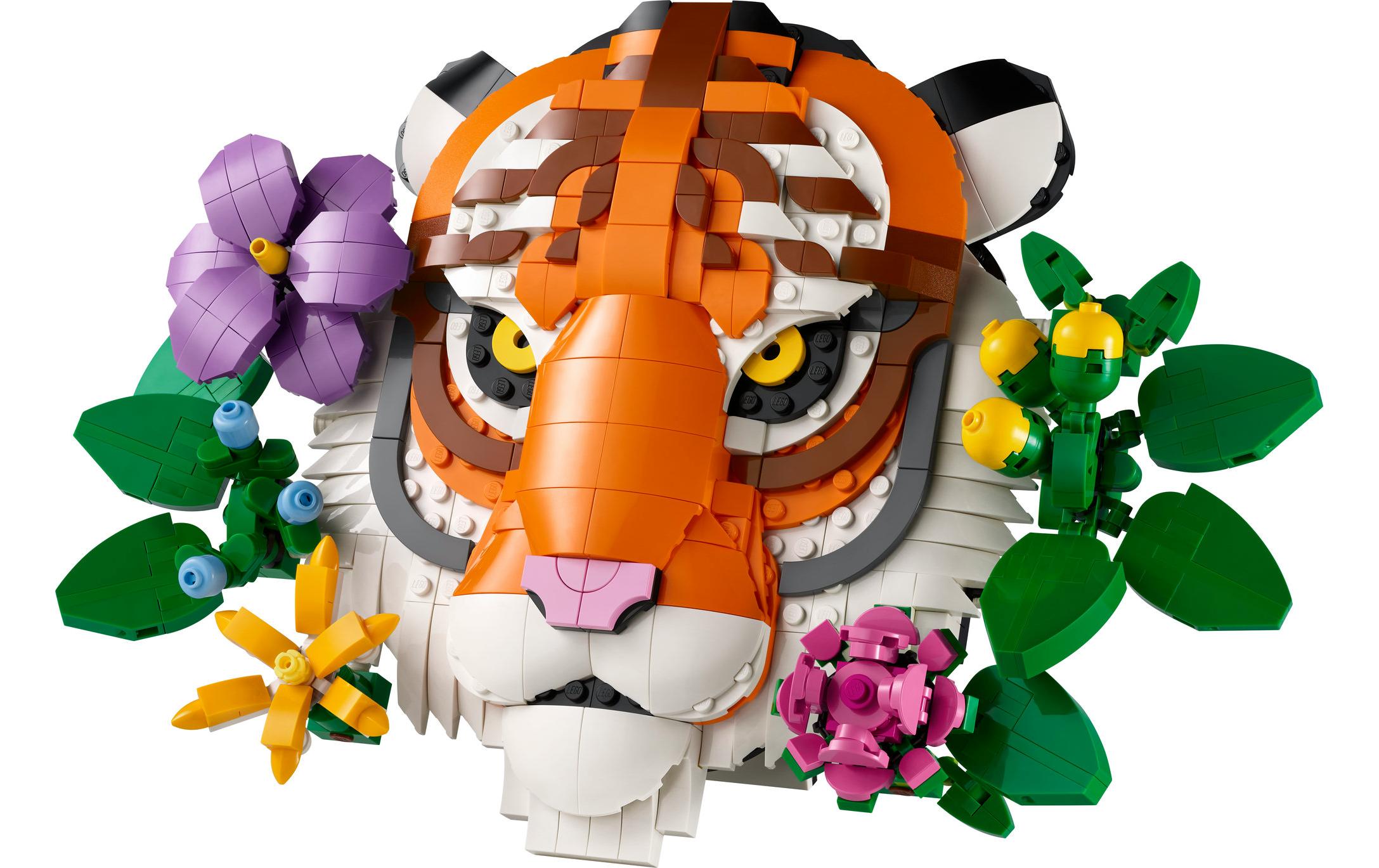 Art Fauna Collection – Tiger 31217Deko mit Tiger und Blumen