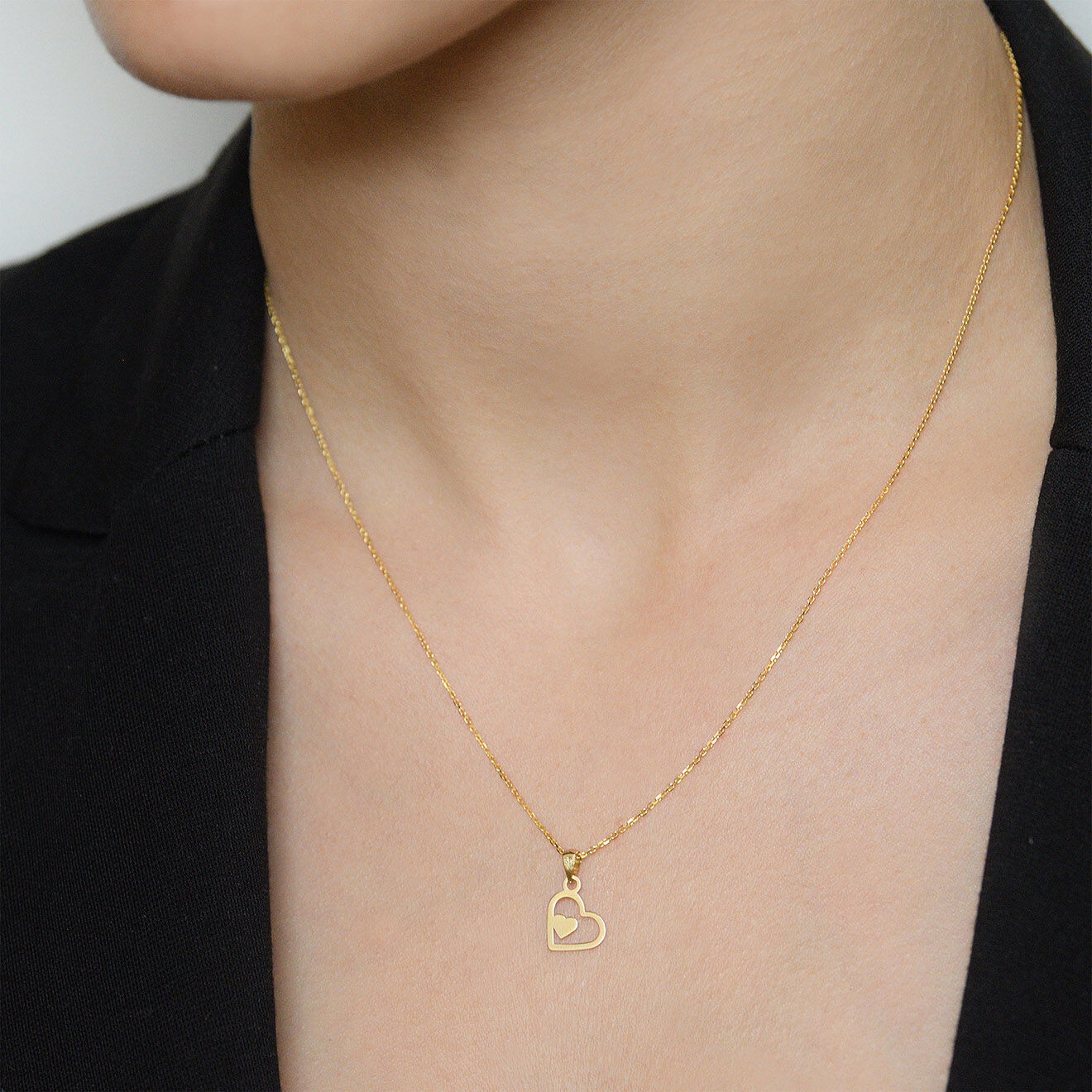 Instant d'Or Pendentif Coeur or jaune