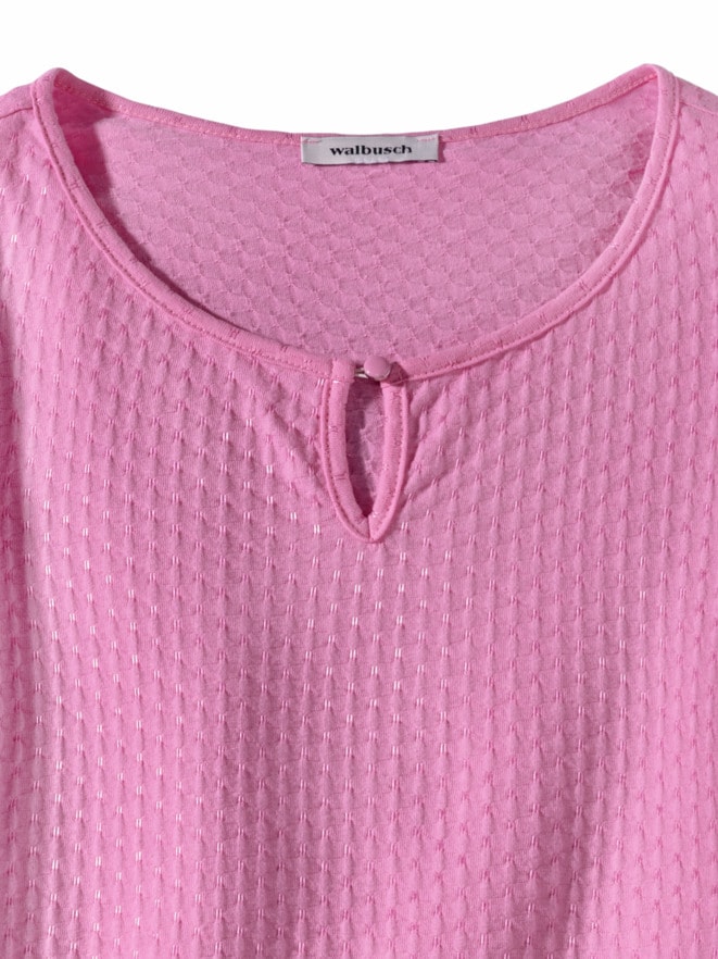 Strukturshirt Knopfdetail