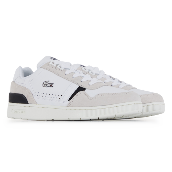 LACOSTE T-CLIP BLANC/NOIR/ARGENT