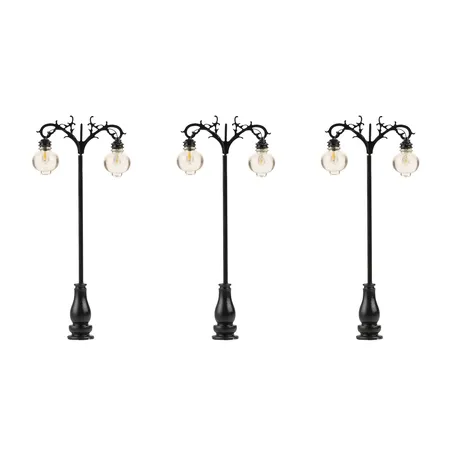 Faller 180107 - LED-Laterne, Hängeleuchten, 3 Stück