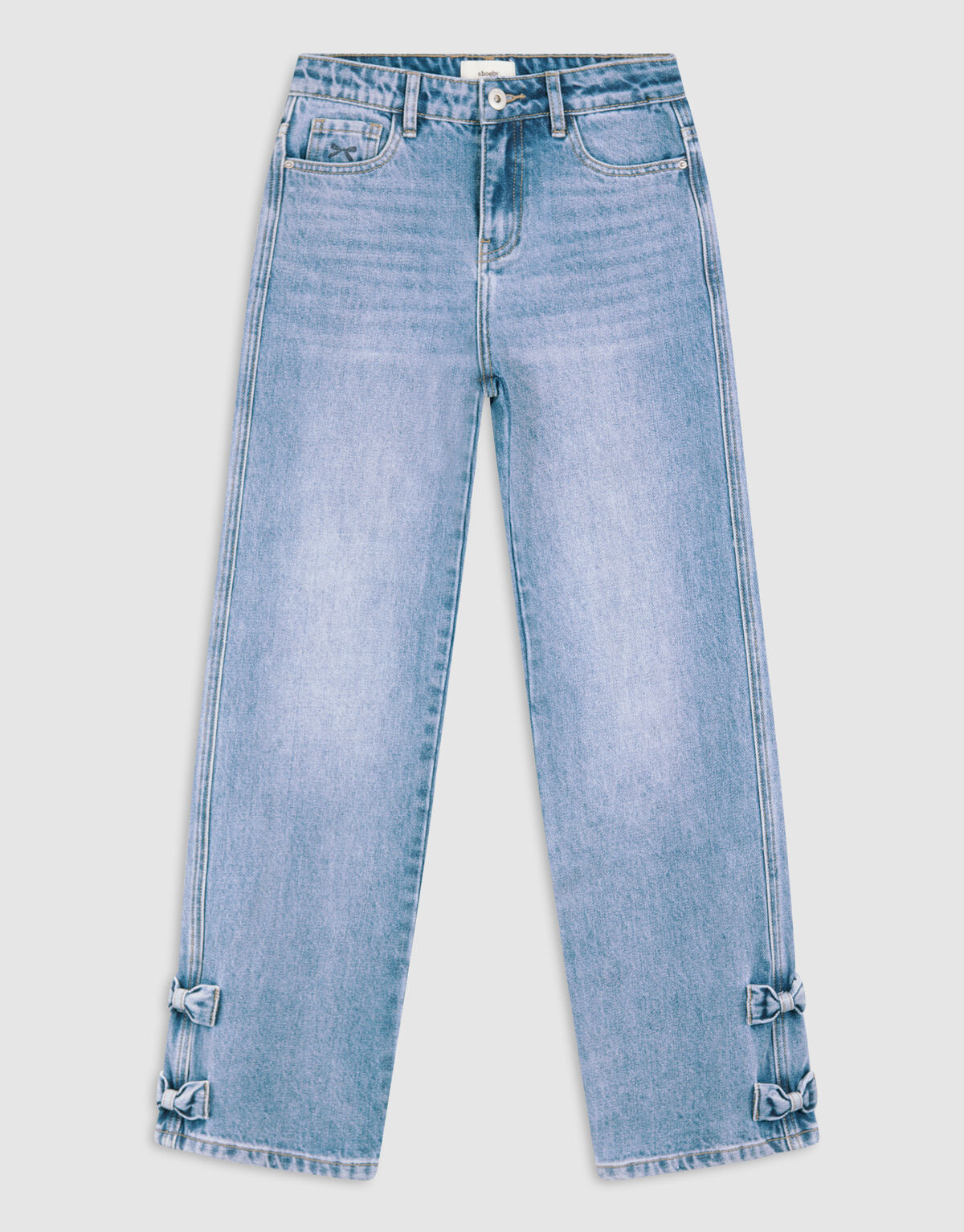 Strik Wide Leg Fit Jeans Blauw