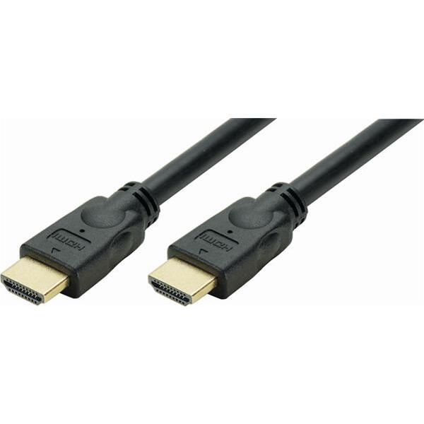 Cordon HDMI gold  A mâle à mâle 2 m noir