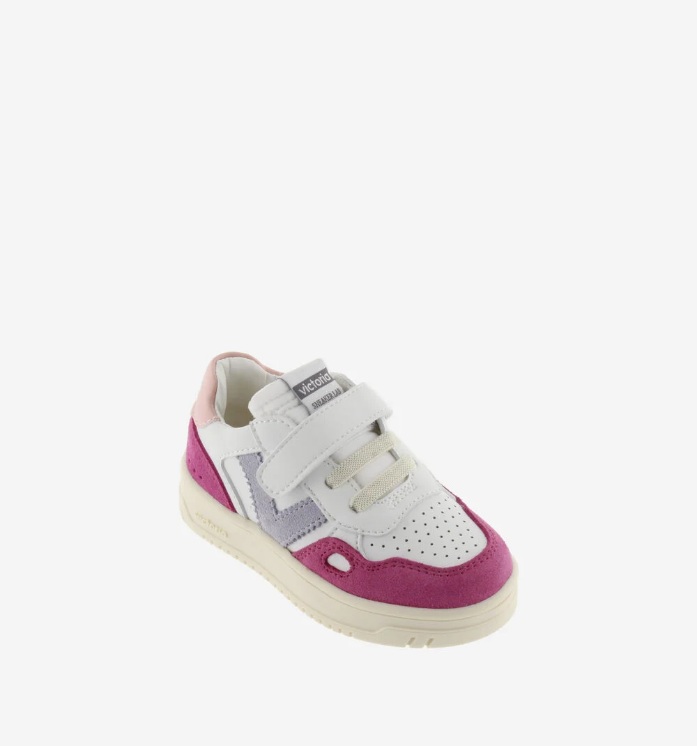 SEUL BRIDE CUIR FENDU MULTICOLOREFUCSIA