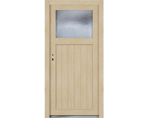 Oklahoma zij-ingangsdeur, 980 x 1980 mm, linksdraaiend naar buiten openend, 1/3 glas