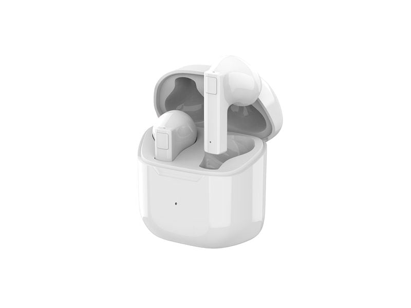 4smarts True Wireless In-Ear-Kopfhörer SkyBuds 2 ENC Weiss Kabellose In-Ear-Kopfhörer mit Umweltgeräuschunterdrückung