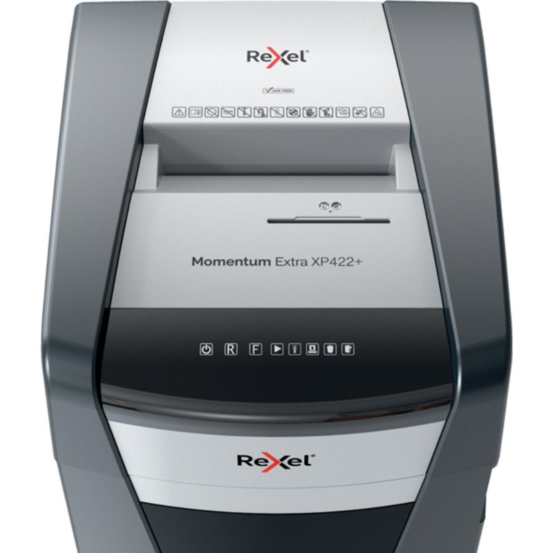 Destructeur Rexel Momentum Extra XP422+ - coupe croisée