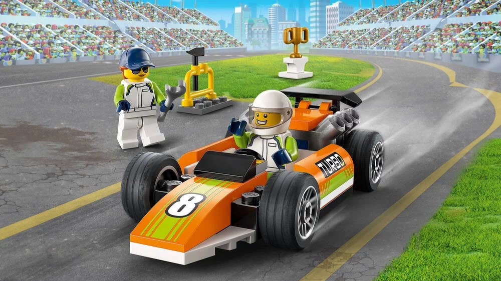 LEGO®CITY 60322 - LA VOITURE DE COURSE