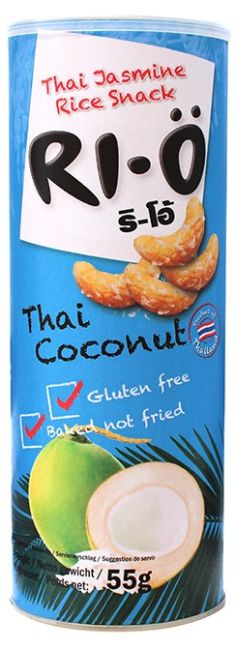 RI-O Thaise Jasmijnrijst Snack met Thaise Kokossmaak 55g