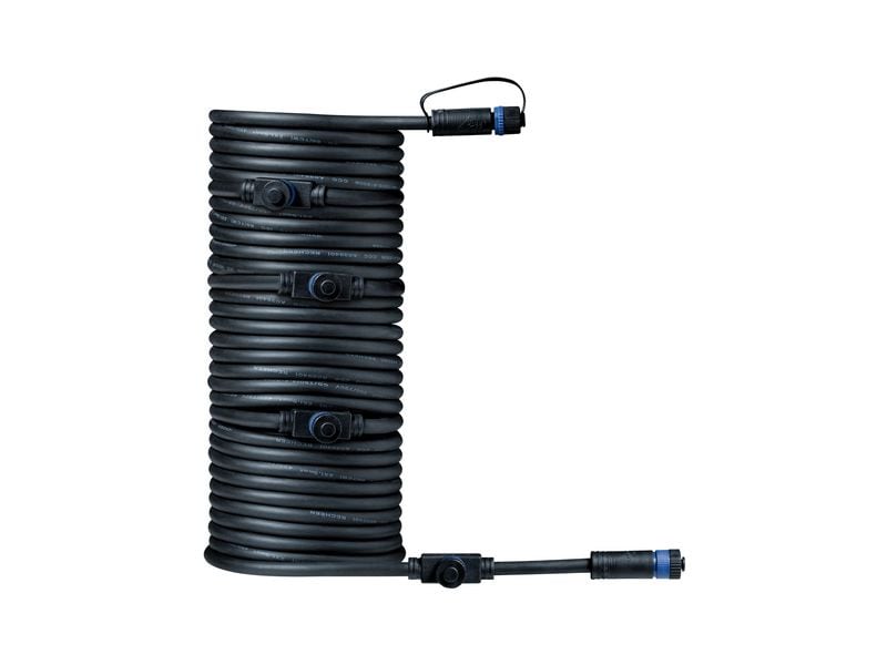 Paulmann Verbindungskabel Plug & Shine 10 m mit 5 Anschluss Verbindungskabel 1 Input - 5 Output