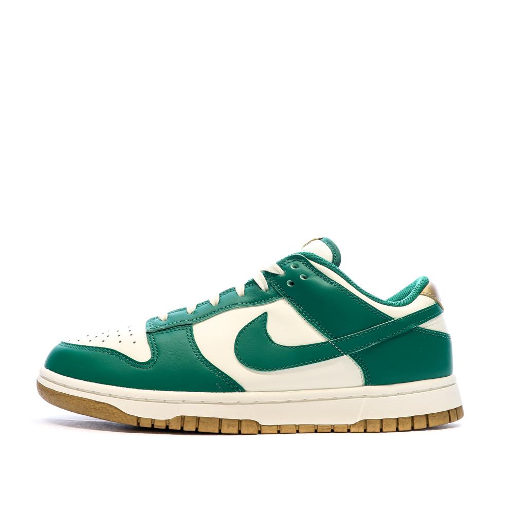 Nike Baskets Blanche/Verte Femme Nike Dunk