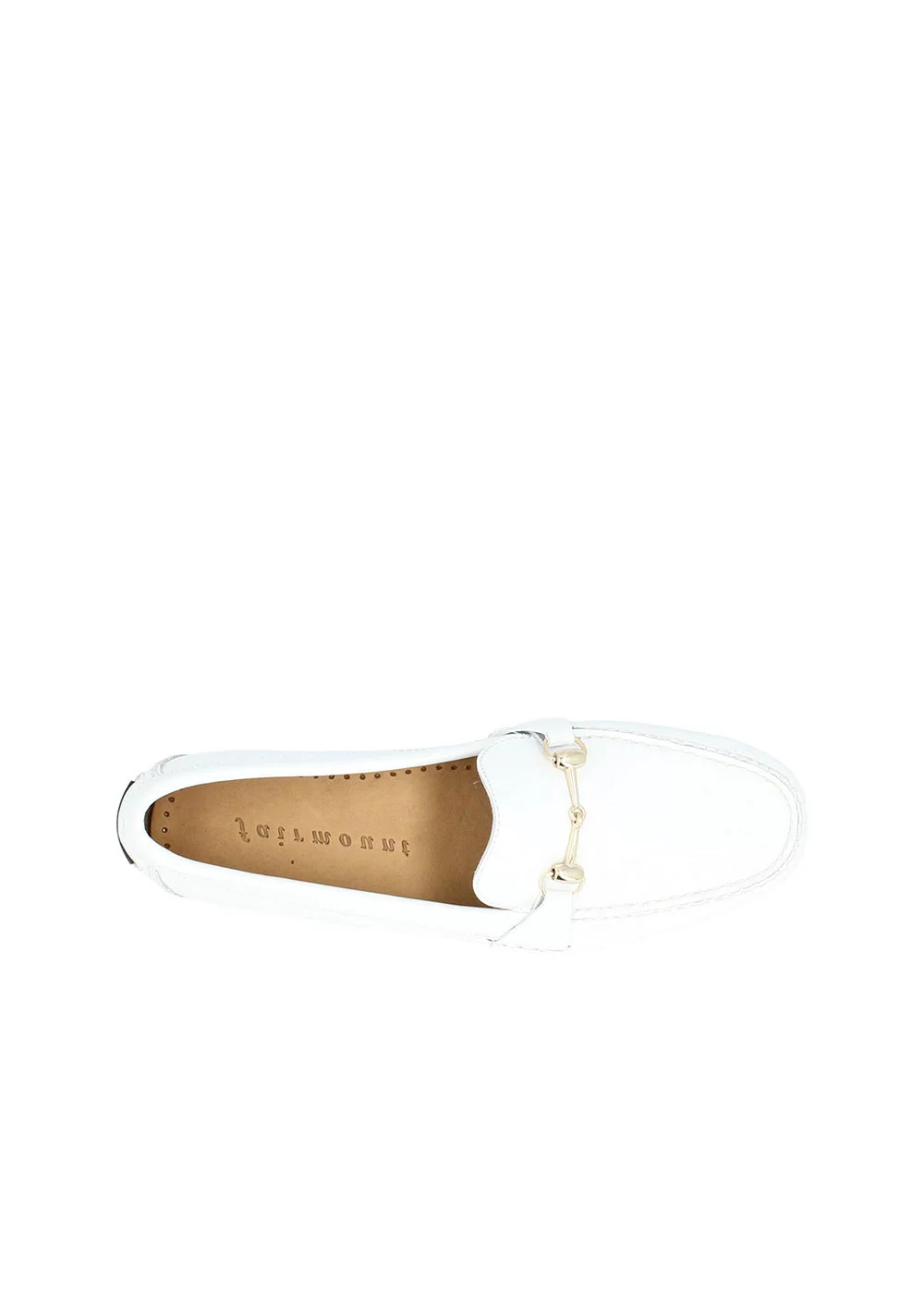MOCASSIN MORSETI MOC CUIR BLANC