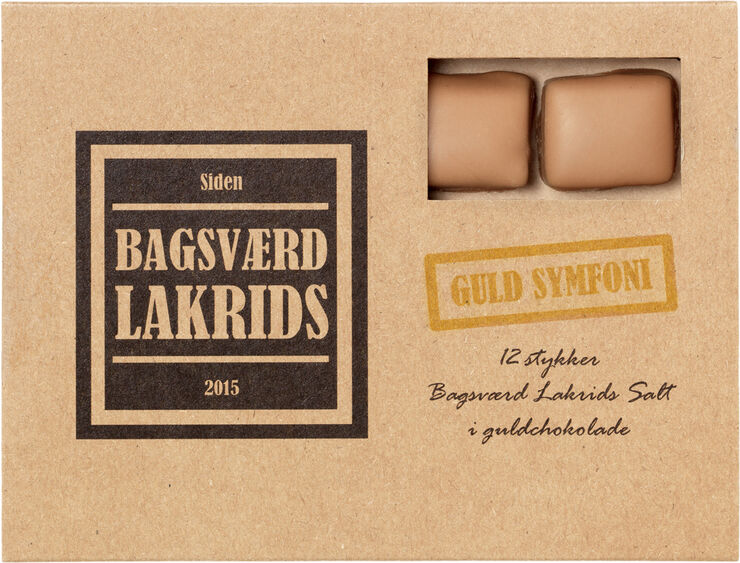 Bagsværd Lakrids Guld Symfoni, æske 125 gr