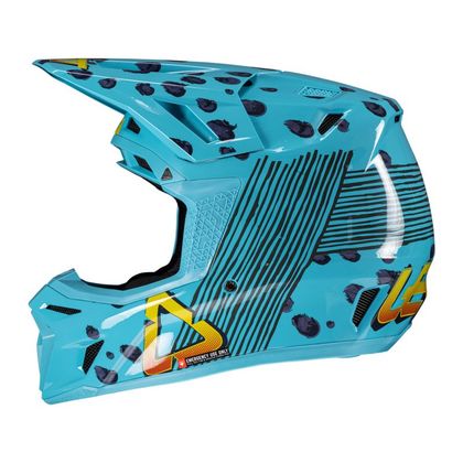 Casque cross Leatt 8.5 avec masque 5.5 2025 - Bleu