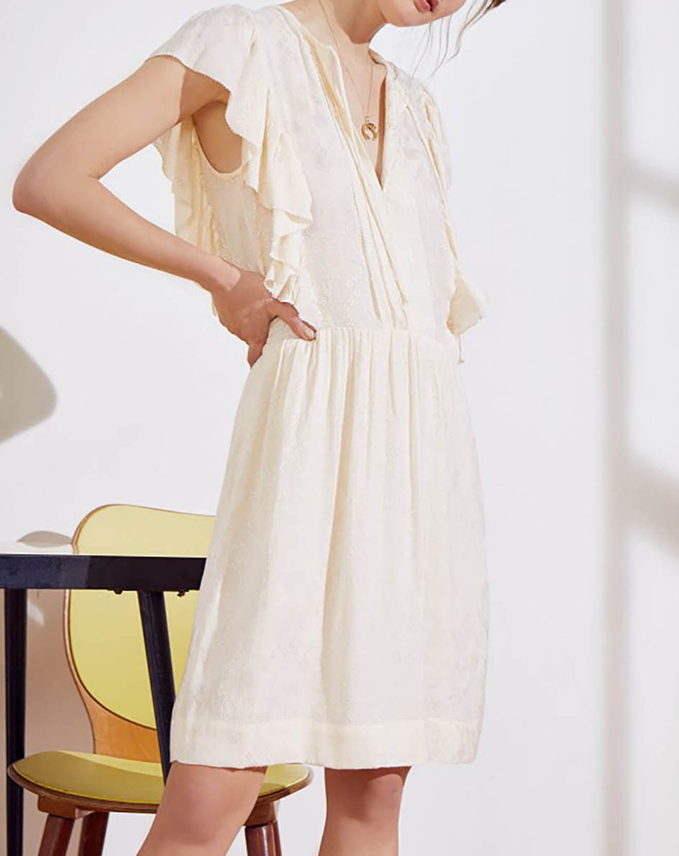 Swildens Robe Sinon écru/off white