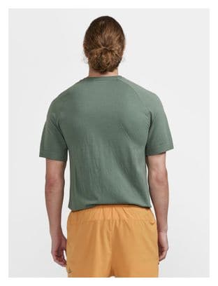 Maillot manches courtes Craft Core Dry Activre Comfort SS Kaki Homme