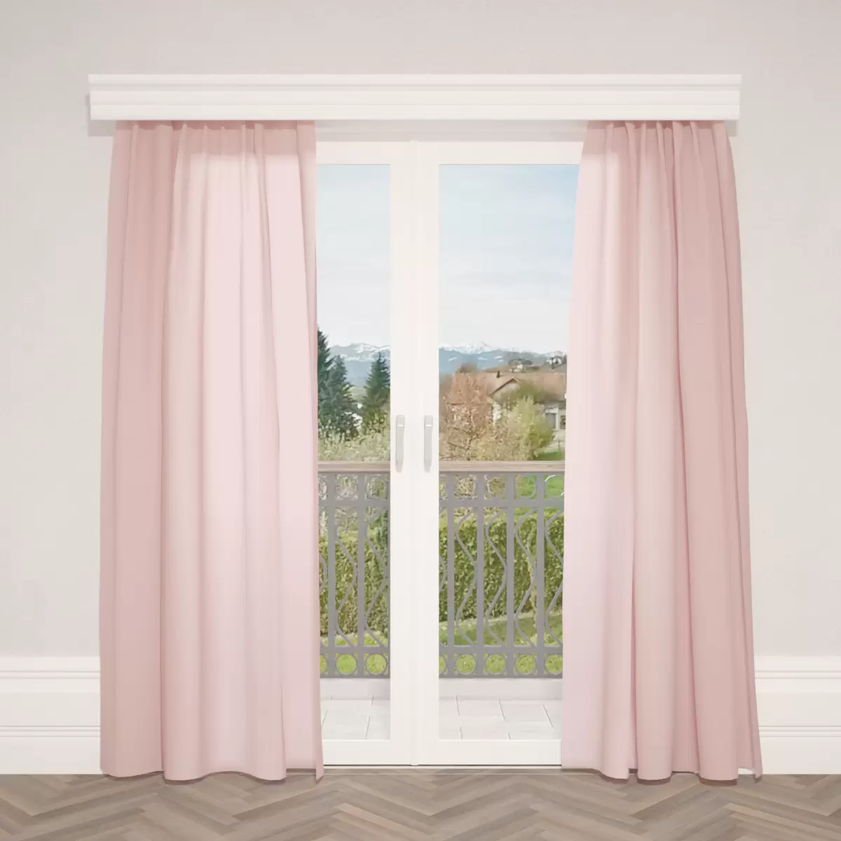 Nachtvorhang Mircrocrash Rosa