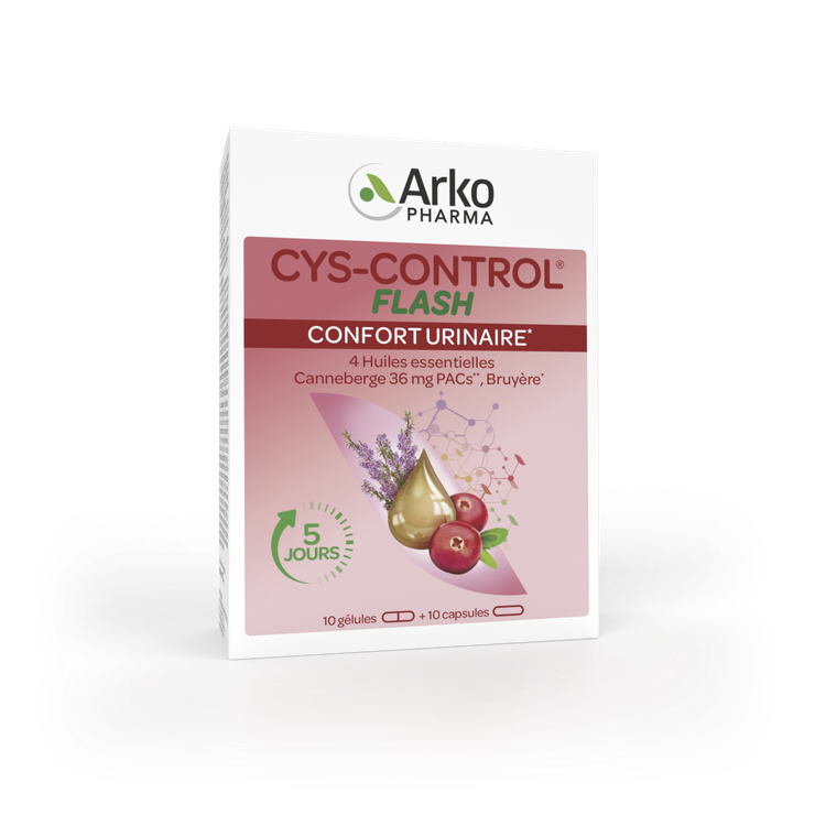 Cys-control flash 10 gélules + 10 capsules