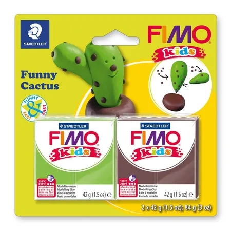 STAEDTLER® FIMO® Kids Modelliermasse funny cactus kit