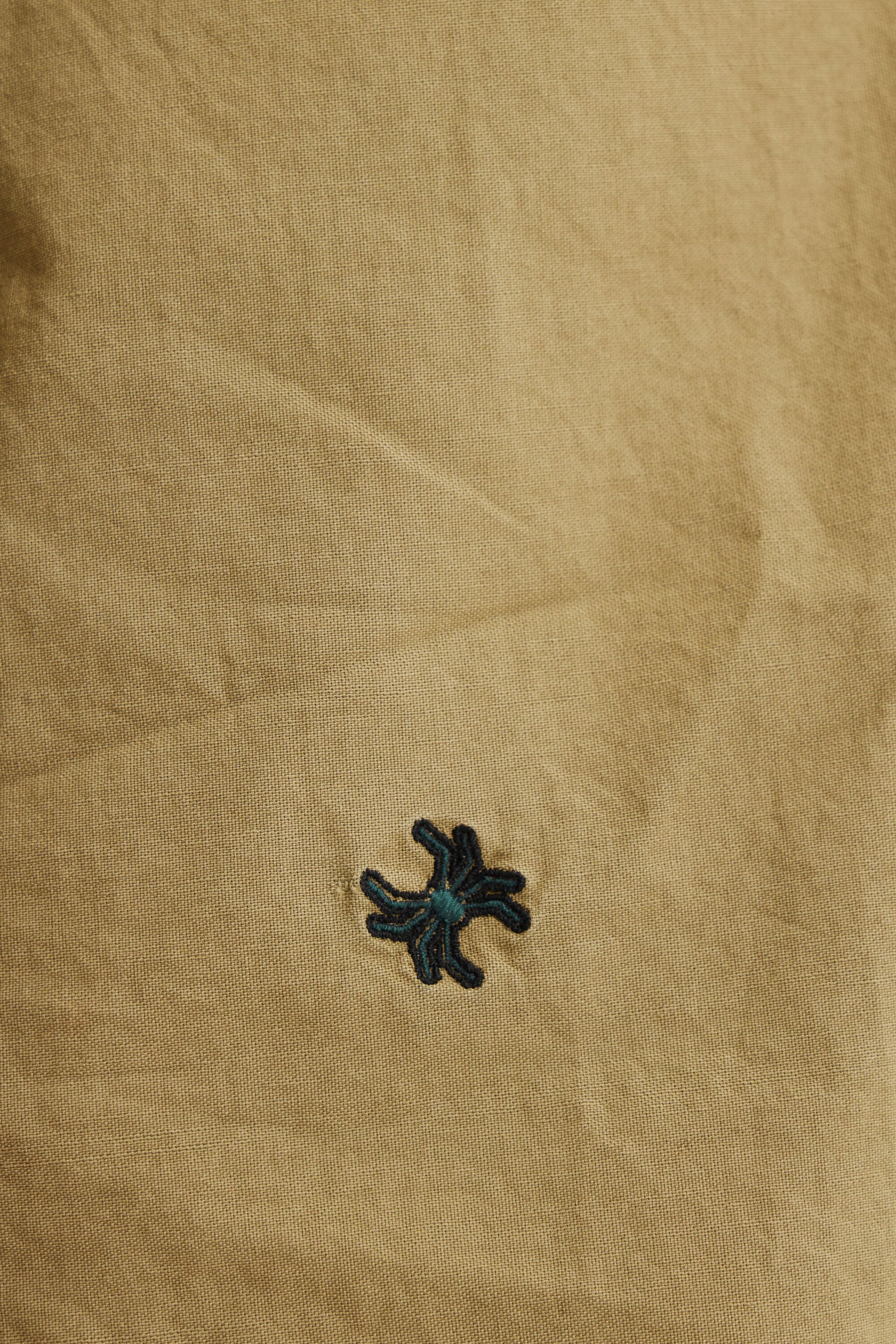 Chemise manches longues broderies