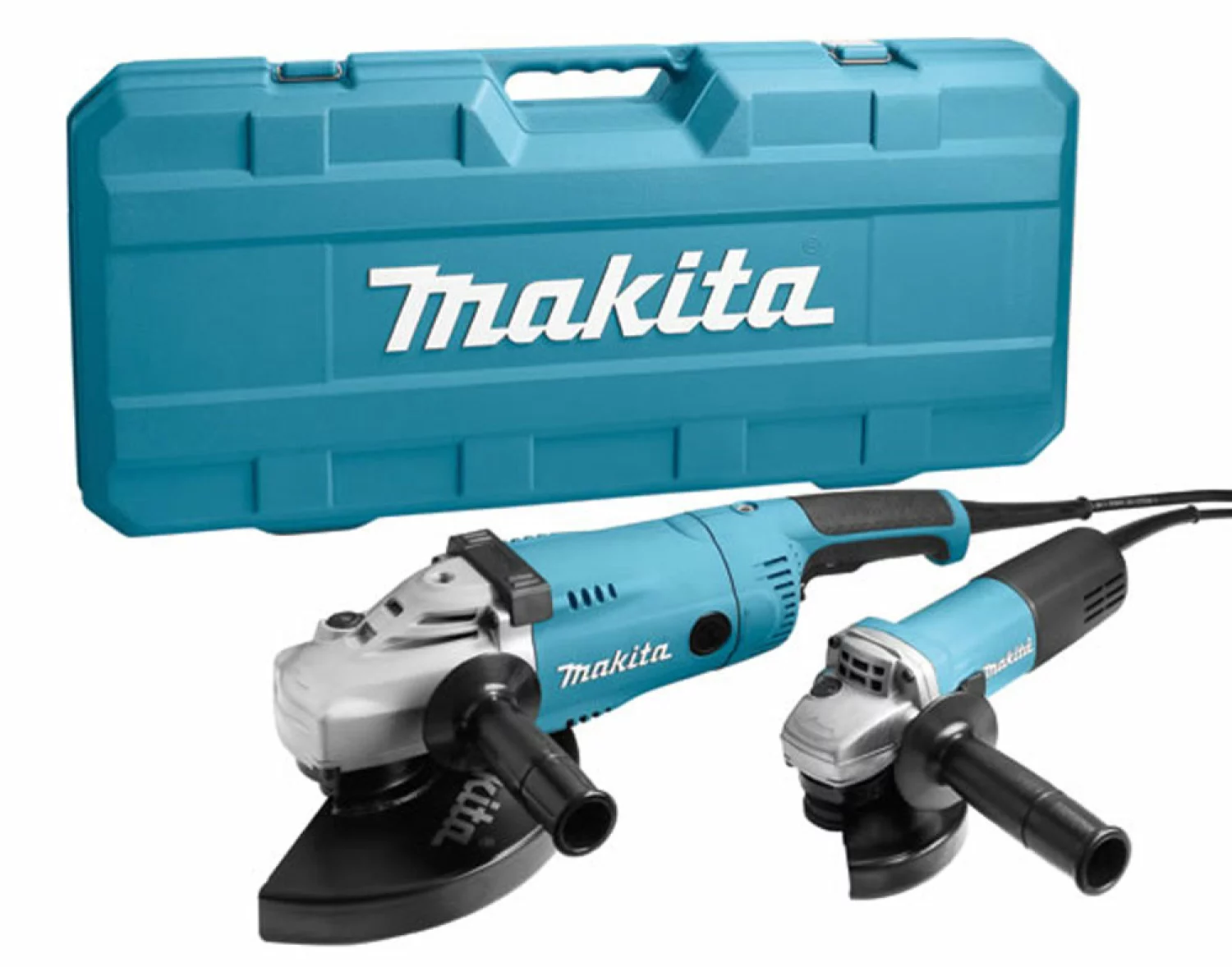 Makita DK0053G Haakse slijper set (GA9020 & 9558HN) in koffer - 2200W / 840W - 230mm / 125mm