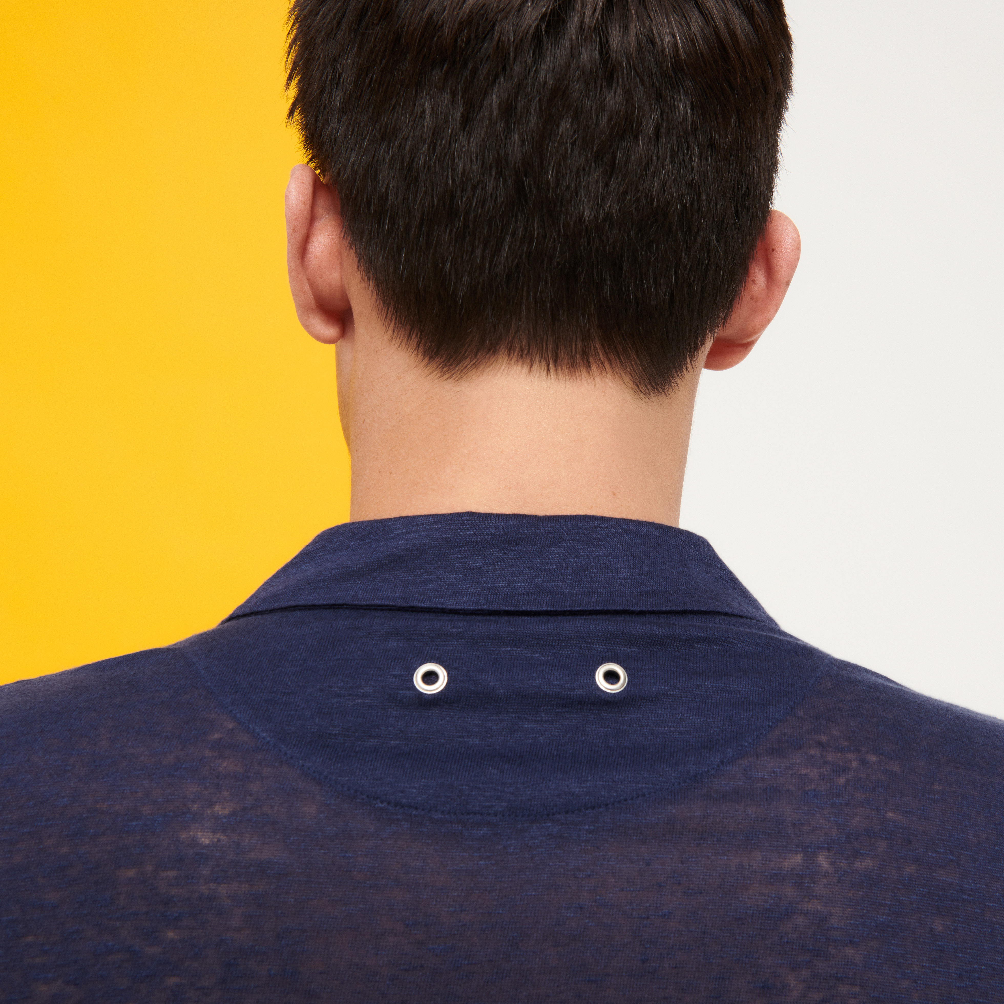 Polo en jersey de lin homme uni | Site Vilebrequin | PYRE9O00