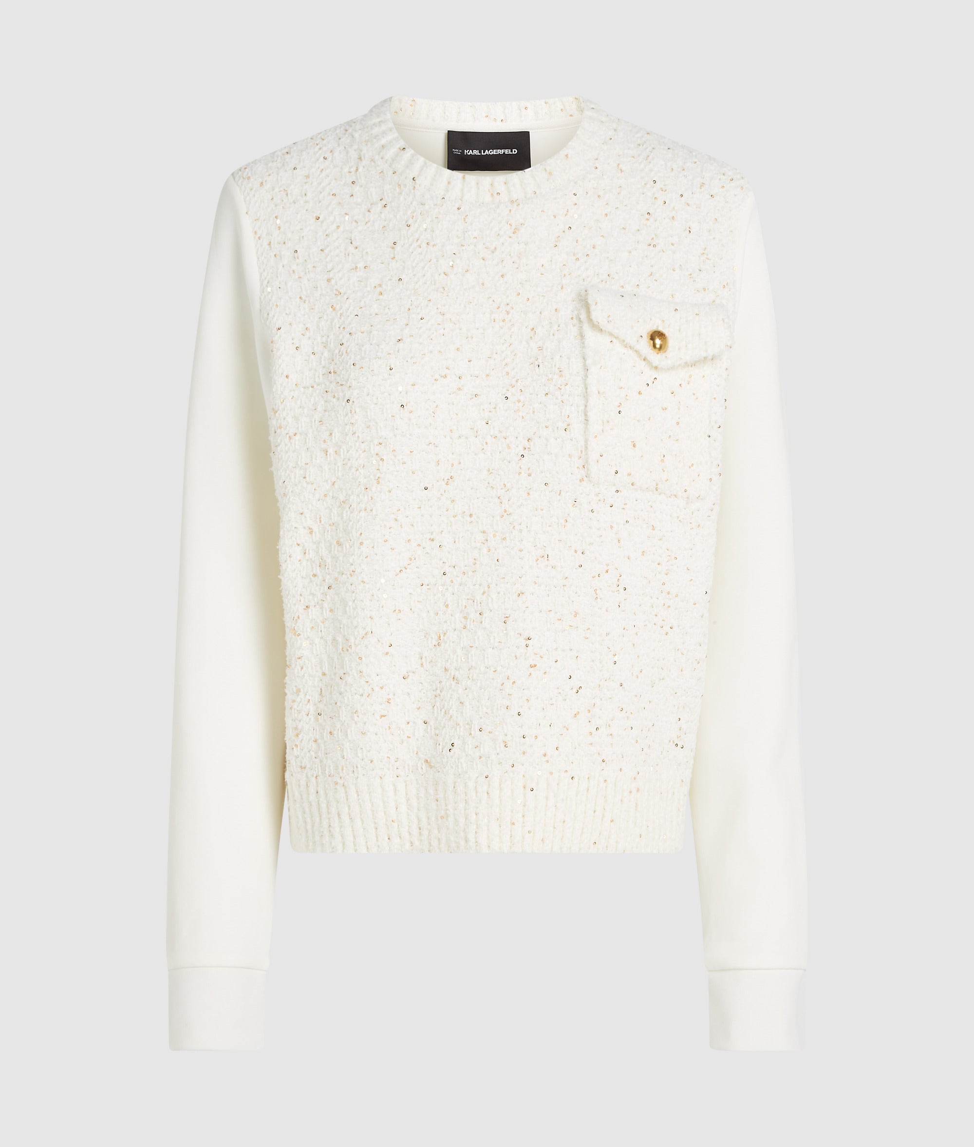 Bouclé-sweatshirt