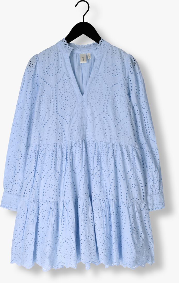 Y.A.S. lichtblauwe y.a.s. mini jurk yasholi ls dress s.