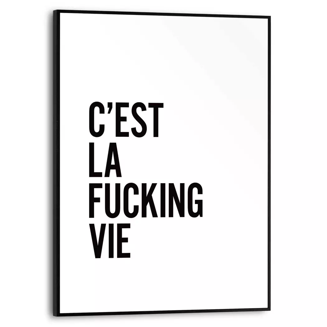 Wandbild 30 x 40 cm La vie