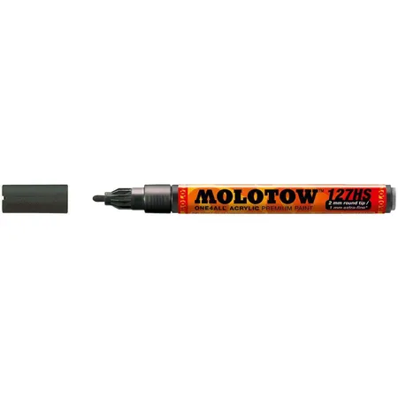 Molotow Permanentmarker ONE4ALL 127 HS, nachfüllbar, 2 mm, metallic schwarz