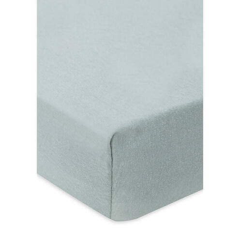 Drap housse jersey 70x140cm Basics - Sea green - JOLLEIN