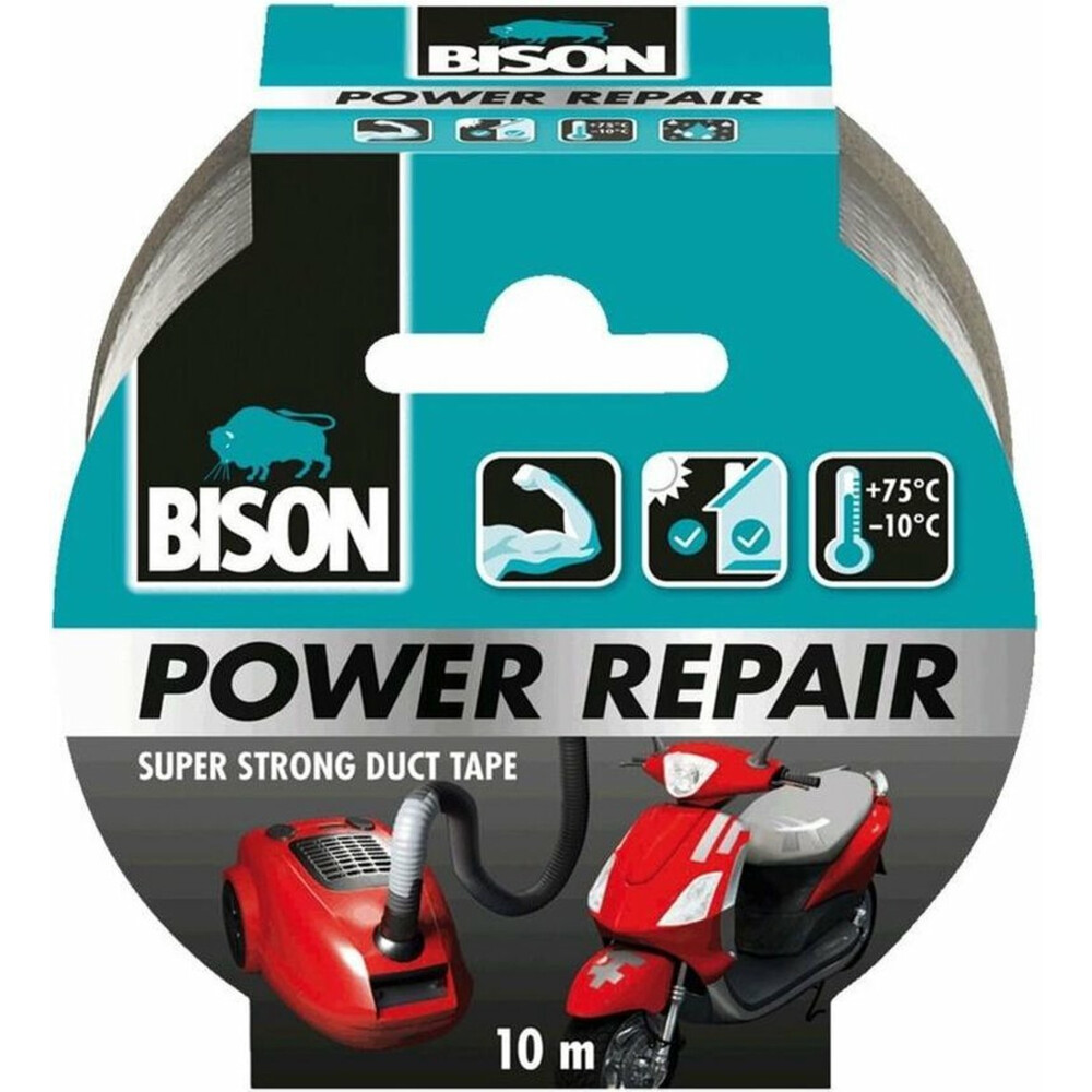 Bison Tape Power Repair Grijs10 meter