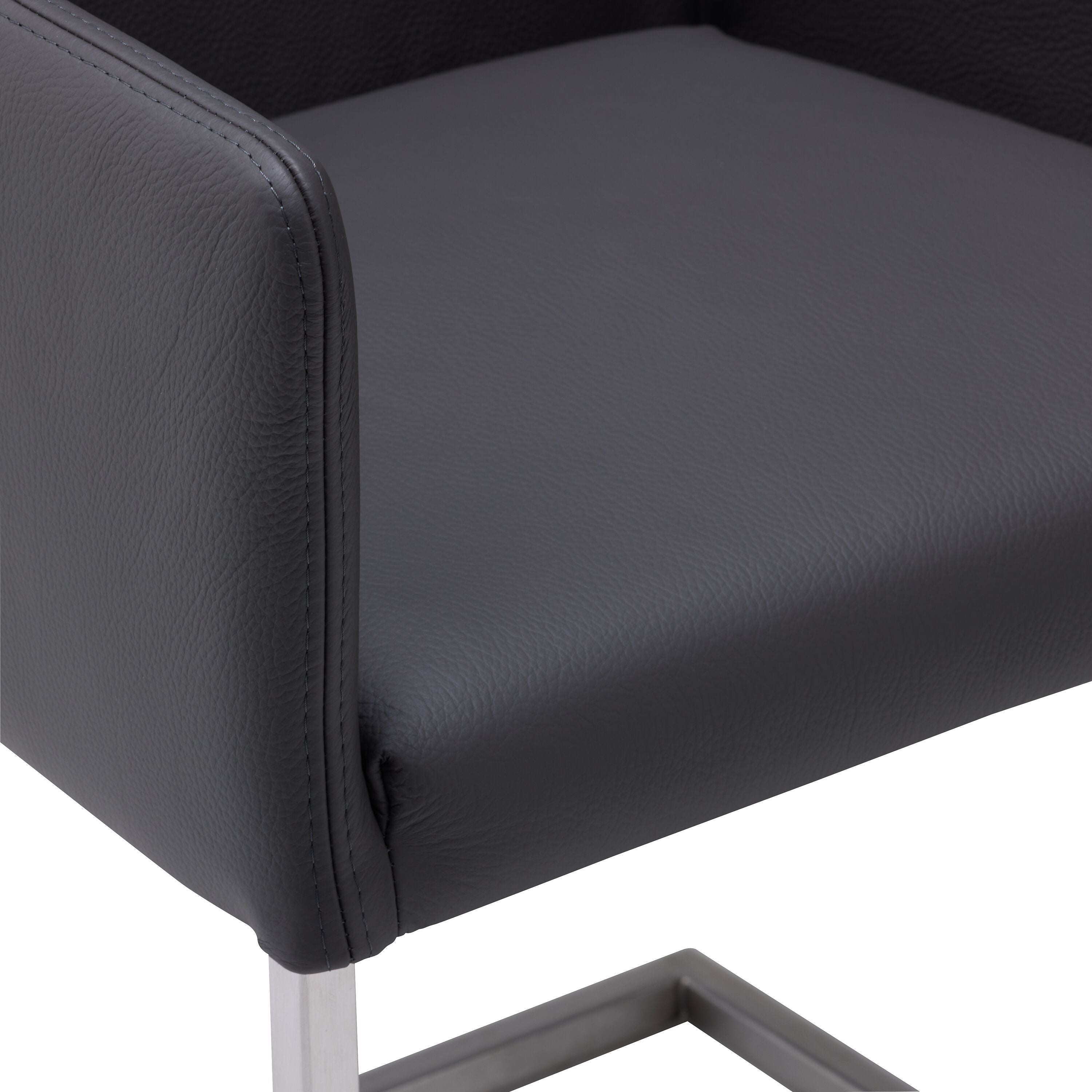 SIENA Stuhl - Anthrazit / B: 50.0 cm x T: 46.5 cm x H: 87.7 cm