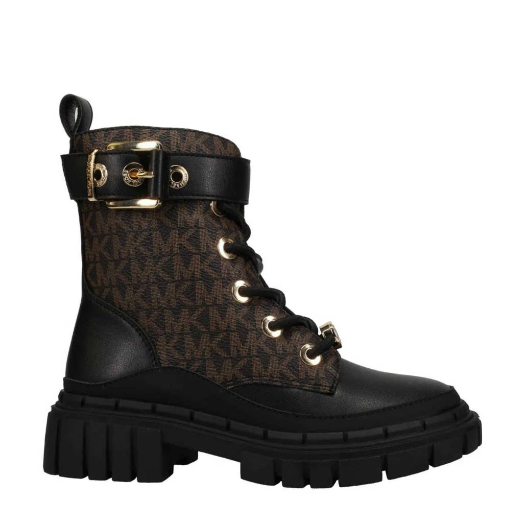 Michael Kors Blake Colbyveterboots zwart/bruin