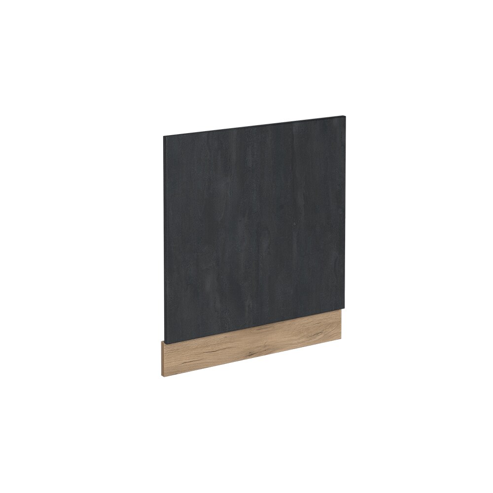 Vicco Geschirrspülerblende R-Line Schwarz Beton Eiche 60 cm mit Arbeitsplatte Anthrazit