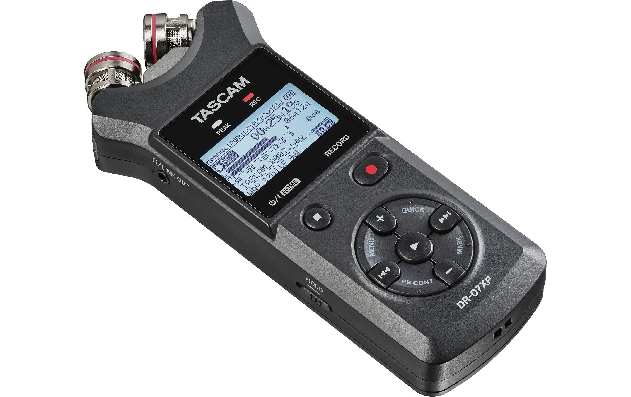 Portable Recorder DR-07XP<br>Tragbarer 2-Kanal-Handheld-Audiorecorder