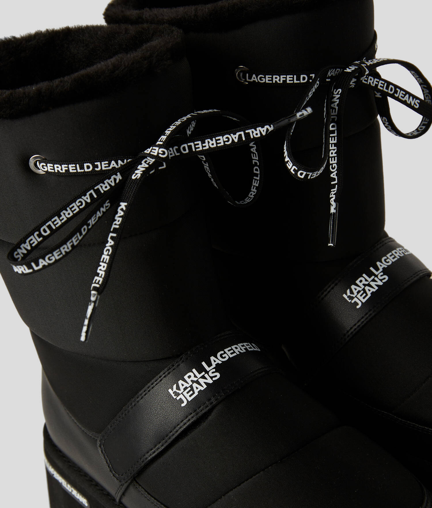 BOTTES À SEMELLE COMPENSÉE KLJ PUFFA