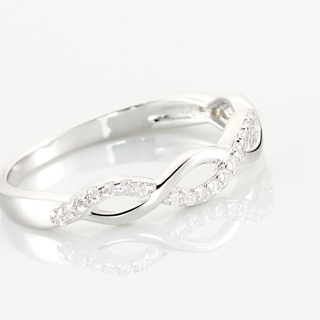 Bague Kassandra Argent Blanc Oxyde De Zirconium