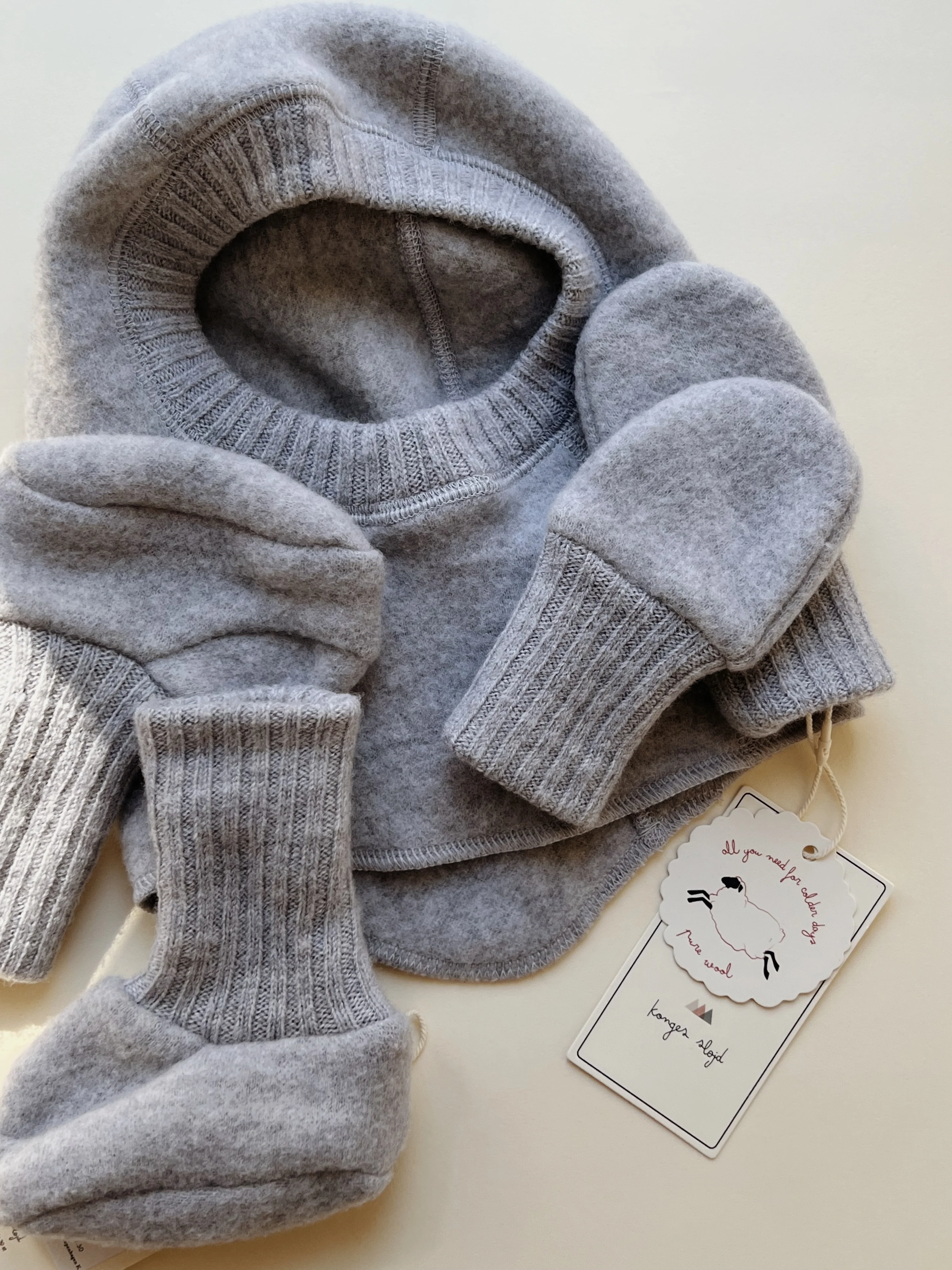 saga luffer - GREY MELANGE - 12-18M