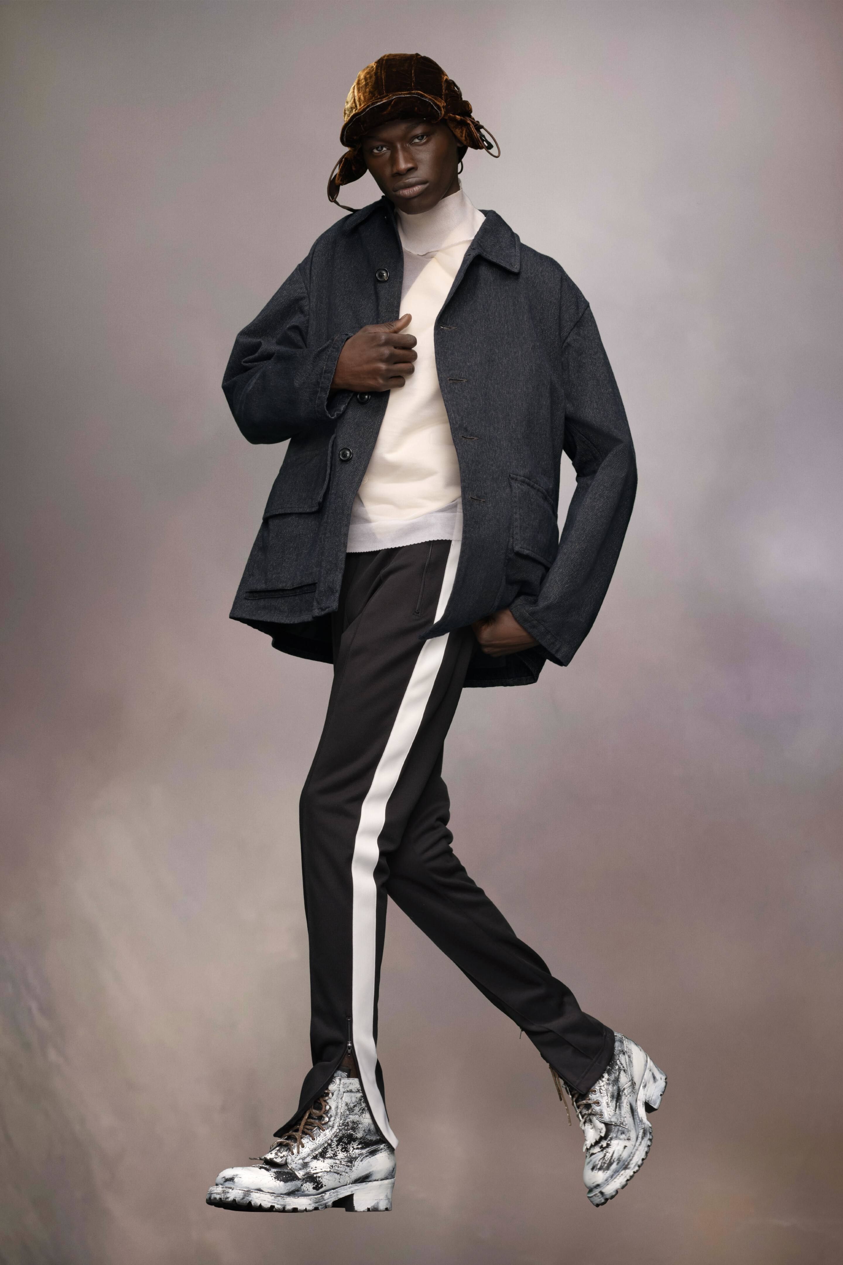 Veste caban en coton