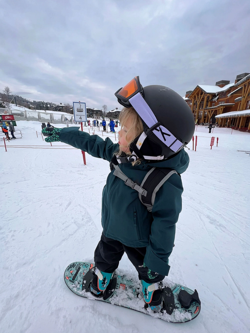 Burton Hillslope Kids Jacket deep emerald