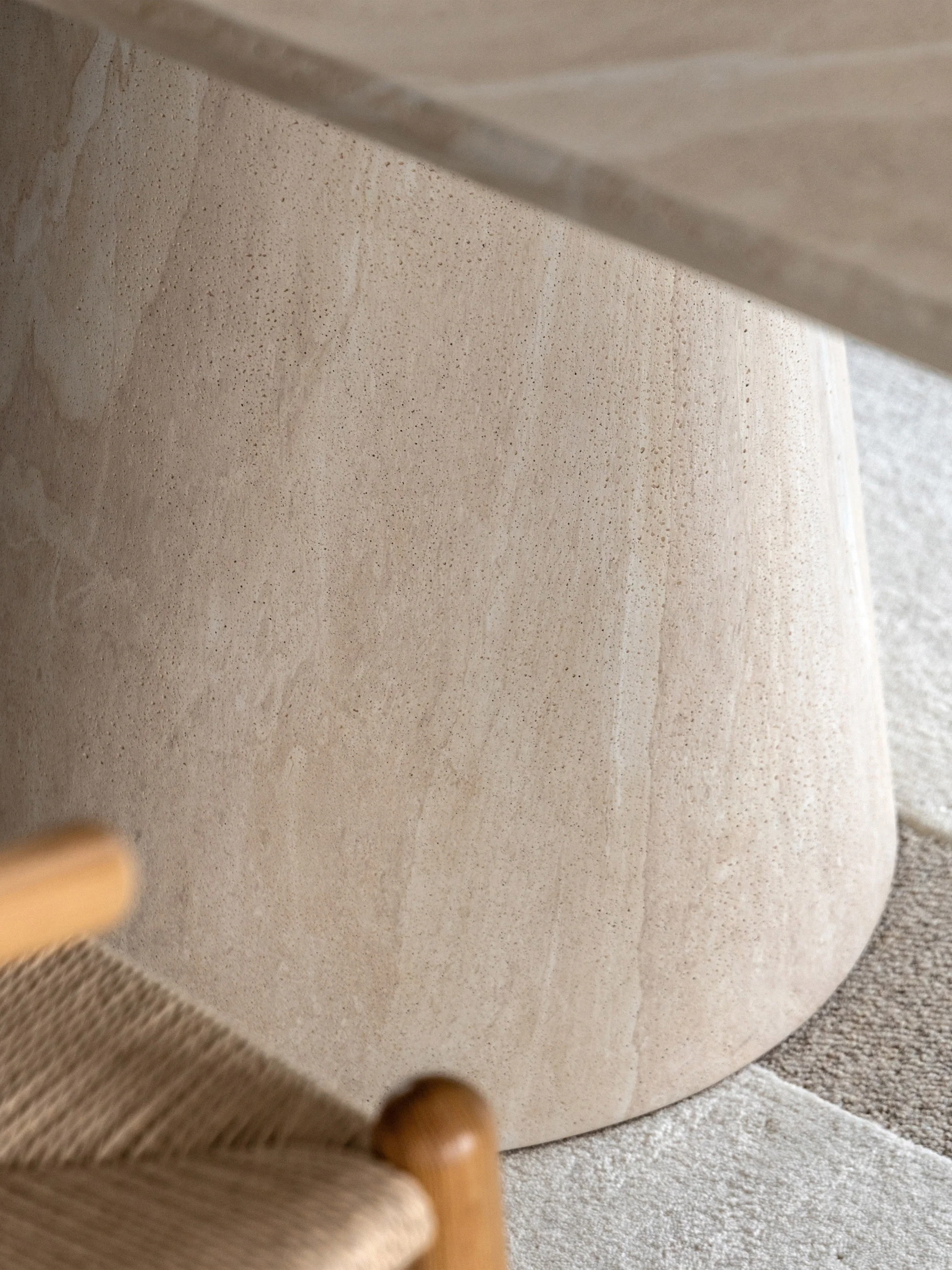 Ovale eettafel Pedra