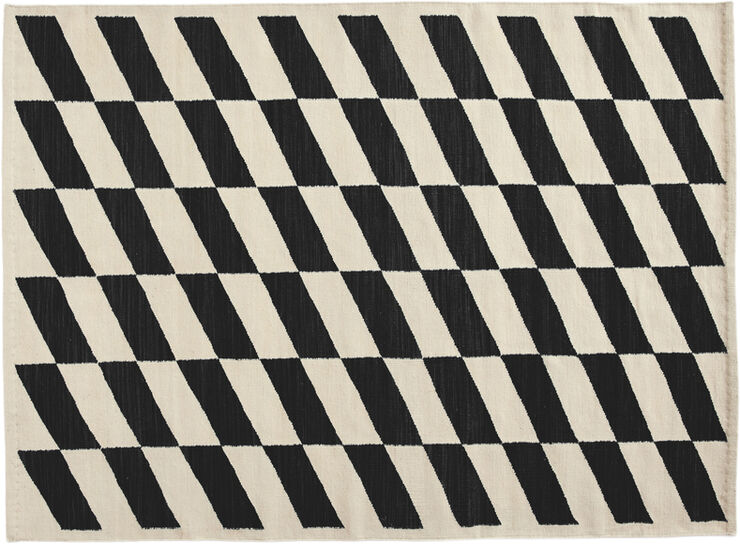 Hay Shift Kelim Rug-W140 x L200-Black