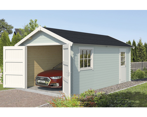 Enkele garage Outdoor Life Dillon 339,9 x 580 cm gletsjergroen