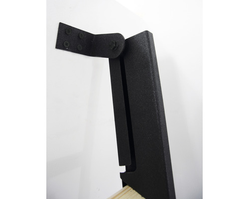 Pertura Fenix trapboom, massief sparrenhout, onbehandeld, recht, 36,5 cm, 7 treden / 8 stootborden