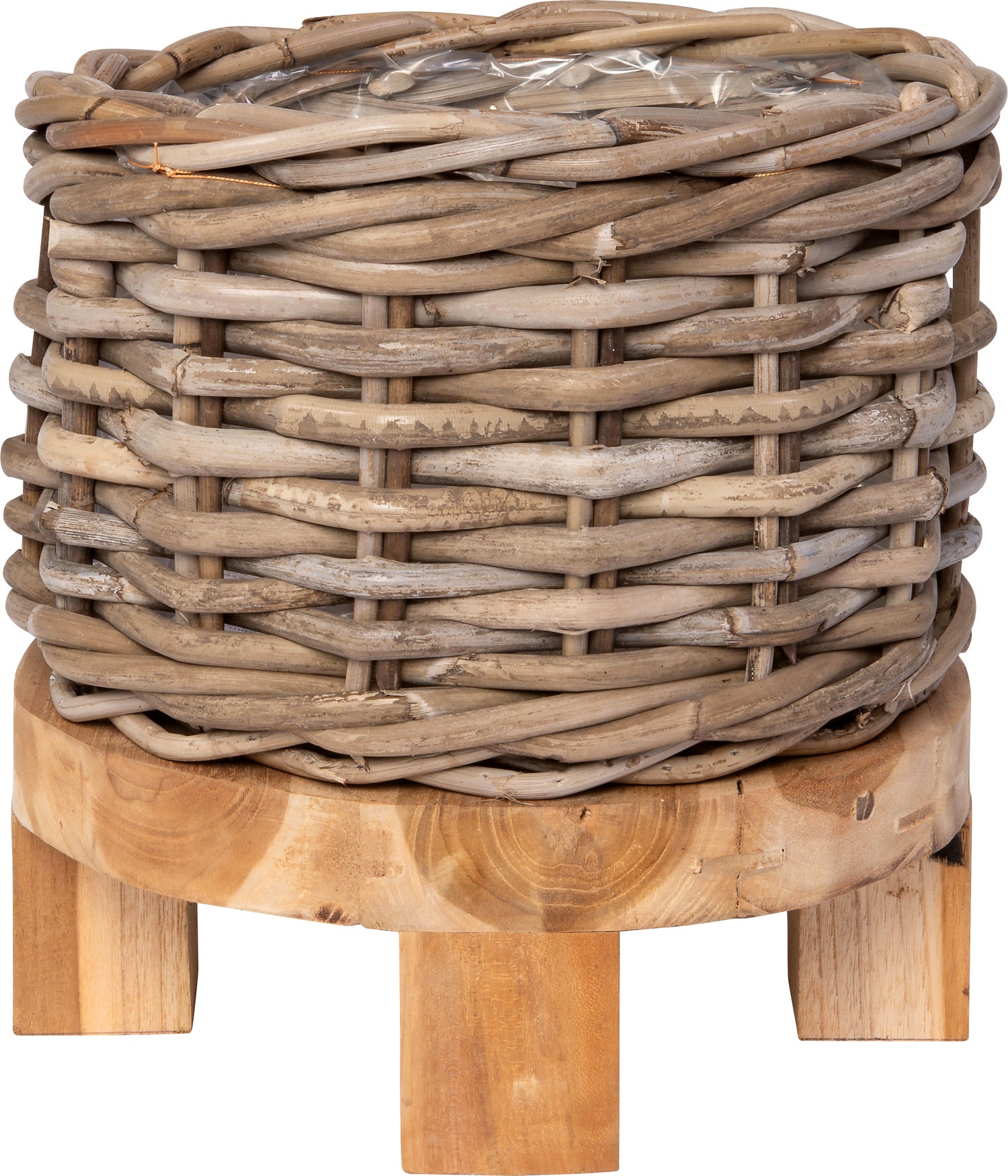 Intratuin plantenmand op voet Kobo naturel D 48 H 48 cm