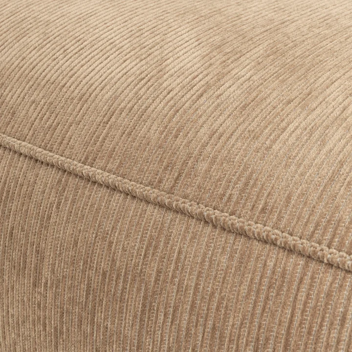 Zuiver - Fat Freddy Rib Ecksofa, links / caramel
