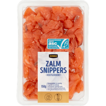 Jumbo Zalmsnippers Houtgerookt 150 g