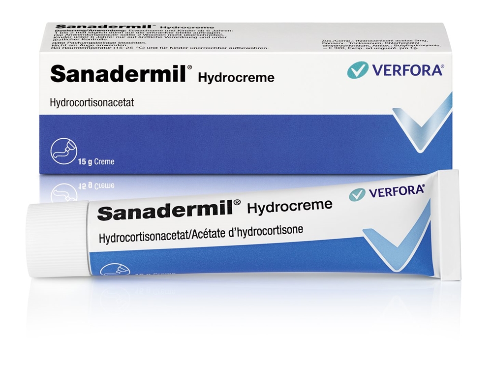 SANADERMIL Hydrocrème<br>15 g, Tube, Creme