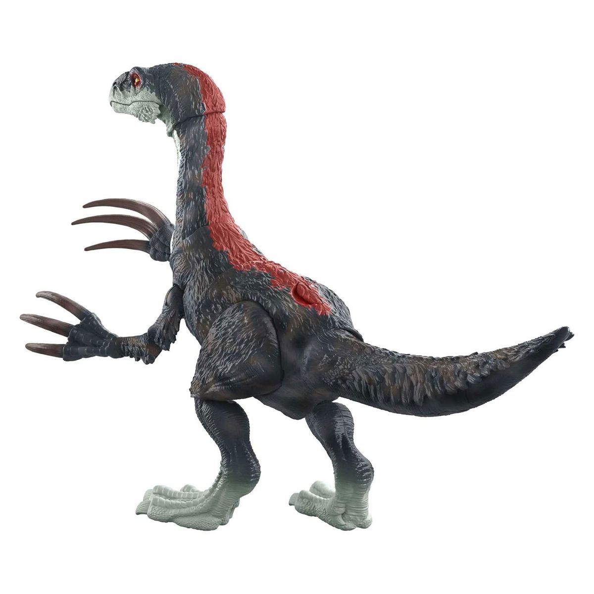 Mattel GWD65 - Jurassic World - Sound Slashin' Slasher - Therizinosaurus Dino mit Geräuschen